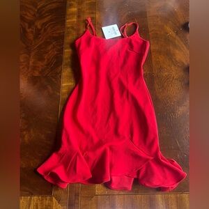NWT Selfie Leslie Emoji Bodycon Mini Dress- Red